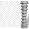 Image de vidaXL Clôture à mailles losangées Acier galvanisé 15x1,25 m Argenté