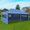 Image de vidaXL Tente de réception pliable bleue 3 x 6 m