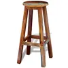 Image de vidaXL Tabouret de bar Bois de récupération massif