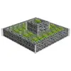 Image de vidaXL Jardinière en gabion Acier galvanisé 120x120x20 cm