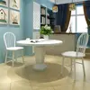 Image de vidaXL Chaises à manger lot de 2 blanc bois d'hévéa solide