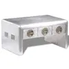 Image de vidaXL Table basse 3 tiroirs vintage Style d'aviation