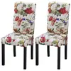 Image de vidaXL Chaises à manger lot de 2 multicolore tissu