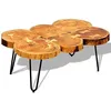 Image de vidaXL Table basse 35 cm 6 troncs Bois