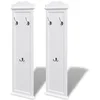 Image de vidaXL 2x Porte-Manteaux Mural Couloir Vestiaire Chambre à Coucher Maison