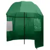 Image de vidaXL Parapluie de pêche Vert 300x240 cm