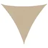 Image de vidaXL Voile de parasol tissu oxford triangulaire 5x5x5 m beige