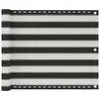 Image de vidaXL Écran de balcon en PEHD 75 x 600 cm Anthracite et blanc