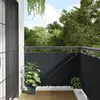Image de vidaXL Écran de balcon en tissu Oxford anthracite de 90x400 cm