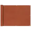 Image de vidaXL Écran de balcon en tissu Oxford 75x400 cm Ocre marron