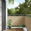 Image de vidaXL Écran de balcon en tissu Oxford 75x600 cm Beige