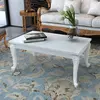 Image de vidaXL Table basse 100x60x42 cm Blanc brillant