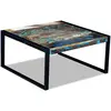 Image de vidaXL Table basse Bois de récupération massif 80x80x40 cm
