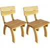Image de vidaXL Ensemble 2 chaises de jardin Bois de pin imprégné Meuble de jardin