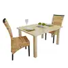 Image de vidaXL Chaises à manger lot de 2 bois solide de manguier et abaca