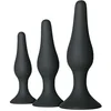 Image de Kit de 3 Plug Anal Noirs