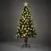 Image de Luca Lighting - Mercury Arbre Fibre Optic Vert Blanc Chaud 185led 8 Function Controller - h150xd65cm