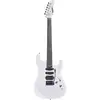Image de Litejam RGB24 Smart Learning Electric Guitar White met 144 RGB LED toets en gigbag