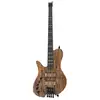 Image de Sire Marcus Miller F10Dx 4HL Natural Satin linkshandige elektrische basgitaar met koffer