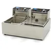 Image de Maxima Friteuse - 2 x 6 L - 2 paniers - jusqu'à 2,4 kg de frites