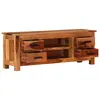 Image de vidaXL Meuble TV 110x30x40 cm Bois solide