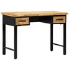 Image de vidaXL Table d'écriture 110x50x76 cm Bois de manguier massif