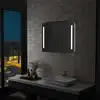 Image de vidaXL Miroir mural à LED pour salle de bains 80x60 cm
