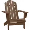 Image de vidaXL Chaise de jardin Bois Marron
