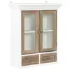 Image de vidaXL Armoire murale Blanc 49x22x59 cm Bois d'ingénierie