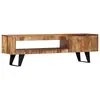 Image de vidaXL Meuble TV 140x30x40 cm Bois massif