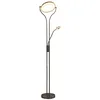 Image de vidaXL Lampadaire 18 W ArgentÃ  180 cm variable