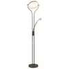 Image de vidaXL Lampadaire 18 W argenté 180 cm variable