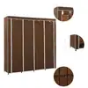 Image de vidaXL Garde-robe avec 4 compartiments Marron 175x45x170 cm