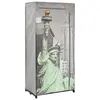 Image de vidaXL Garde-robe New York 75x45x160 cm Tissu