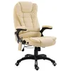 Image de vidaXL Chaise de Bureau de Massage CrÃ ¨me Similicuir