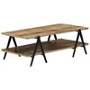 Image de vidaXL Table basse 115x60x40 cm Bois de récupération massif