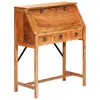 Image de vidaXL Bureau 90x40x107 cm Bois d'acacia massif