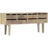 Image de vidaXL Buffet 140x30x60 cm Bois de manguier massif