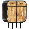 Image de vidaXL Buffet 60x30x75 cm Bois de manguier massif et fer