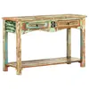 Image de vidaXL Table console 120x40x75 cm Bois solide de récupération