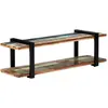 Image de vidaXL Meuble TV 130x40x40 cm Bois de récupération massif