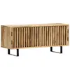 Image de vidaXL Meuble TV 90x30x40 cm Bois de manguier massif