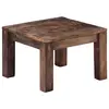 Image de vidaXL Table basse 50x50x35 cm Bois de manguier massif
