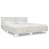 Image de vidaXL Cadre de lit sans matelas Gris Rotin naturel 180x200 cm