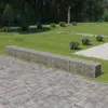 Image de vidaXL Mur à gabion avec couvercles Acier galvanisé 600 x 50 x 50 cm
