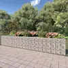 Image de vidaXL Mur à gabion avec couvercles Acier galvanisé 600x30x100 cm