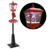 Image de vidaXL Lampadaire de Noël avec Père Noël 180 cm LED