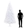 Image de vidaXL Sapin de Noël artificiel 300 cm Blanc