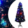 Image de vidaXL Arbre de Noël pré-éclairé avec support et LED 240 cm fibre optique