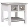 Image de vidaXL Table d'appoint Gris 40x40x40 cm Bois de Paulownia